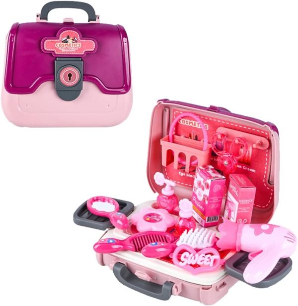 24 Pcs Girls Fashion Beauty Salon Makeup Kit toy|
