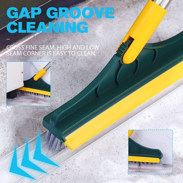 2 In 1 Floor Cleaning Brush With 120° Rotatable Head