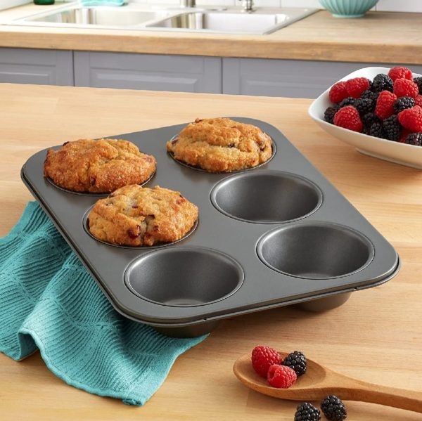 6-cup Muffin Pan – Non-stick Carbon Steel