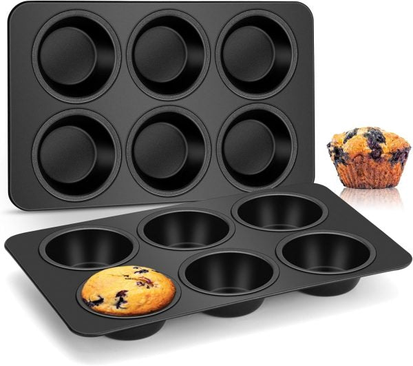6-cup Muffin Pan – Non-stick Carbon Steel