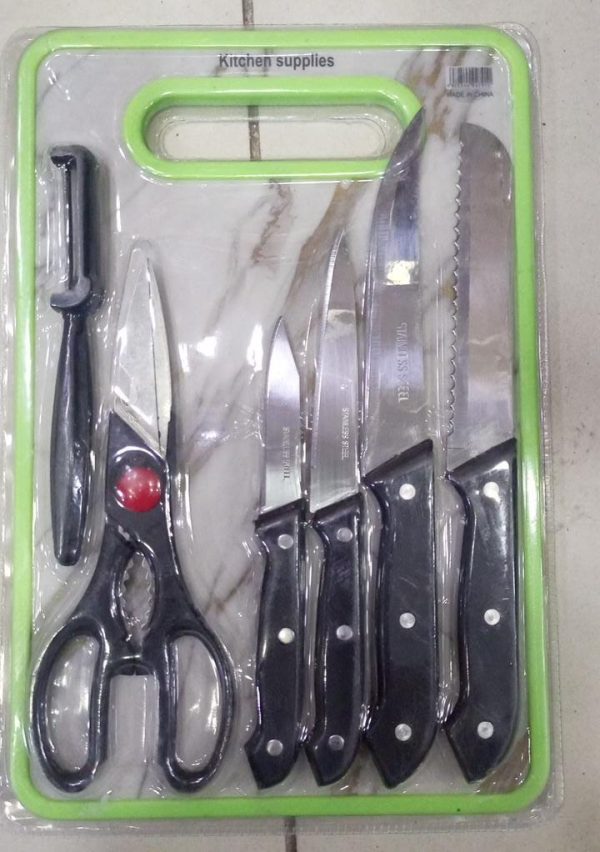 6 In 1 Stainless Steel Knives Set– All-in-one