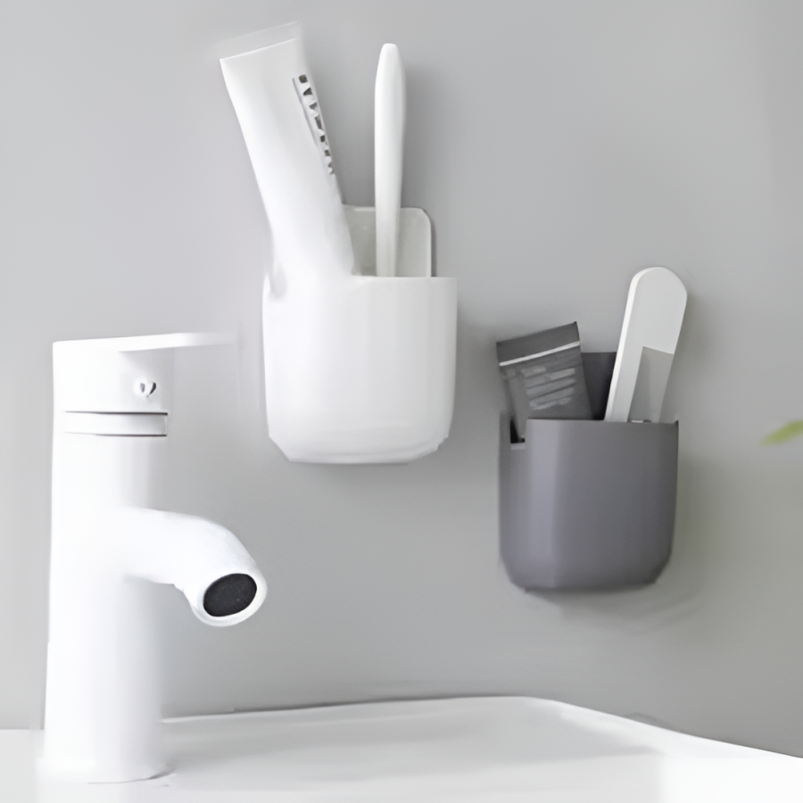 1 Pcs u Shape Wall Mounted Mobile And Remote Holder |