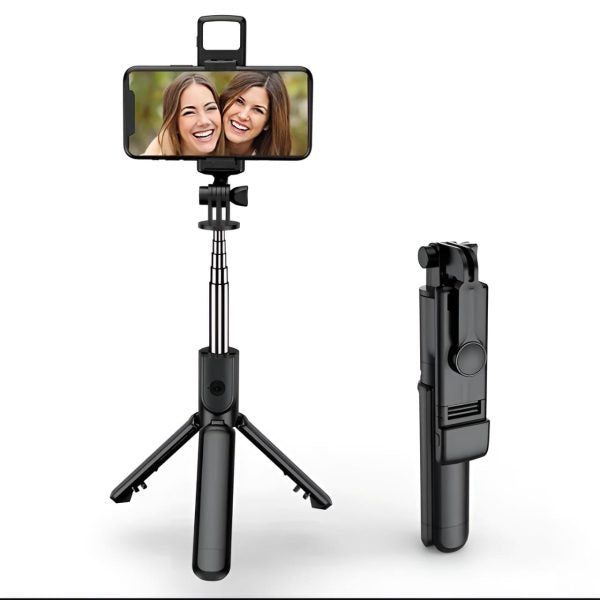 R1s Selfie Stick With Tripod |Foldable Selfie Rod For Phone