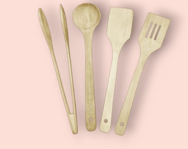 Pack Of 4 – Wooden Spoon Set |