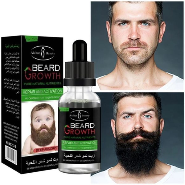 Aichun Beauty Organic Men Beard Growth Oil 35 Ml