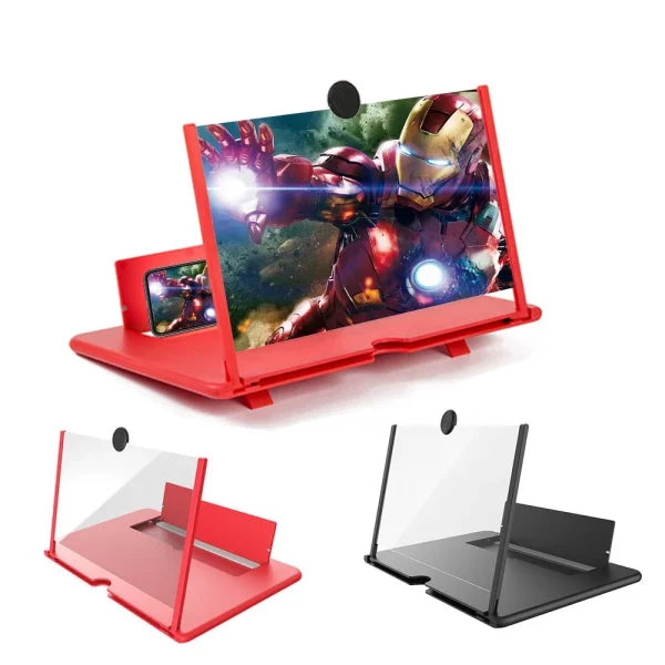 F3 Mobile Screen Magnifier Large Screen Eyes Protection (random Color}