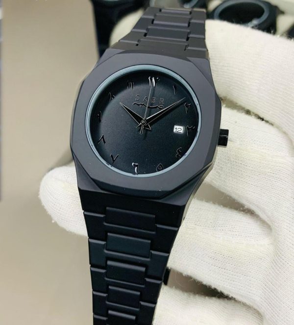 Full Black Aura Quartz Watch –Premium Quality
