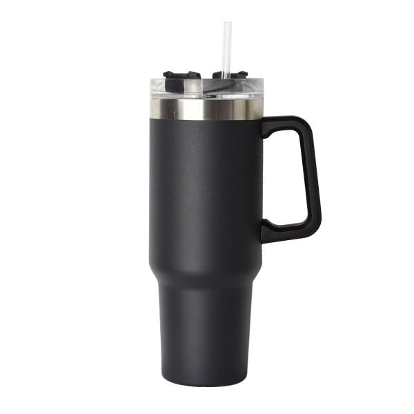 01Piece Stanley 40 Oz (1200ml) Stainless Steel Tumbler With Straw