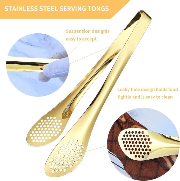 Mini Stainless Steel Food Serving Tong– 6 Inch