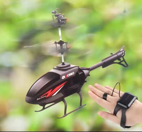 Remote Control Aircraft with Sensing Watch Helicopter