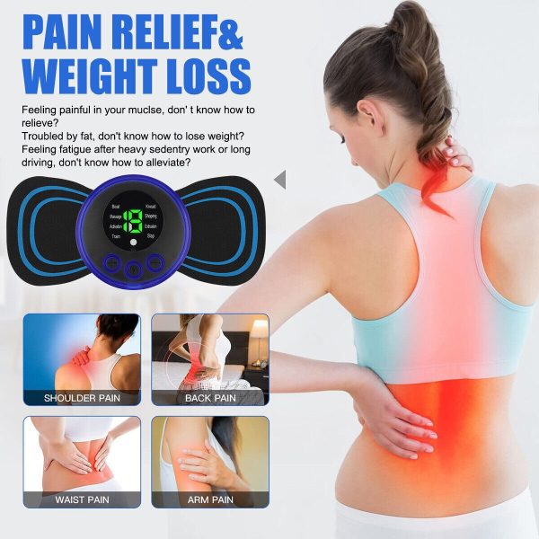 Portable Ems Mini Electric Massager Patch