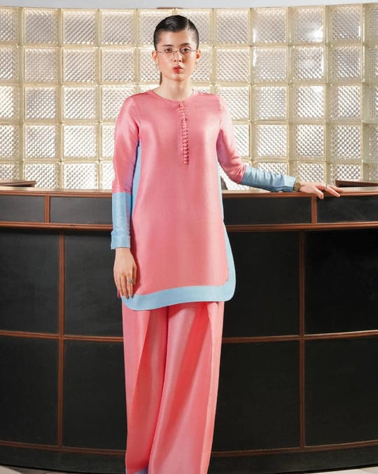Rosy Glow Swiss Lawn Shirt