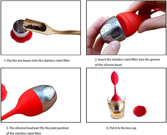 Silicone Tea Infuser β (random Color)