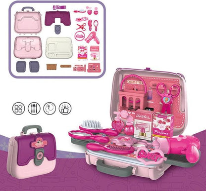24 Pcs Girls Fashion Beauty Salon Makeup Kit toy|