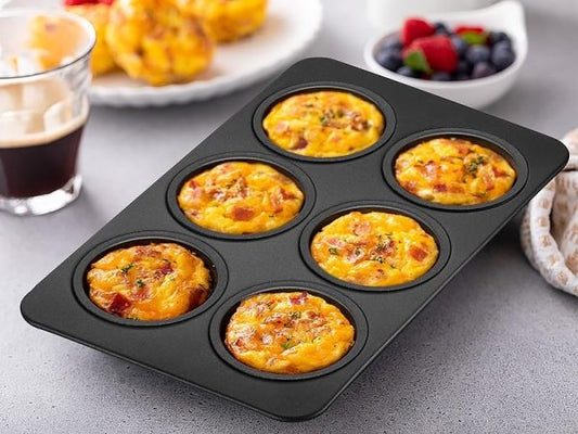6-cup Muffin Pan – Non-stick Carbon Steel