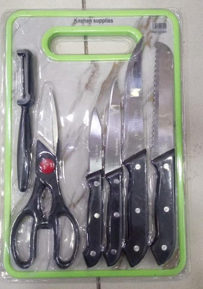 6 In 1 Stainless Steel Knives Set– All-in-one