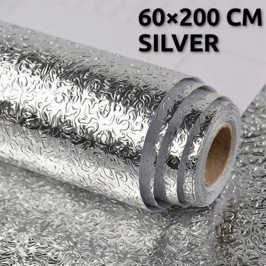 Silver Foil Kitchen Waterproof Aluminum Foil Sheet 60-200cm