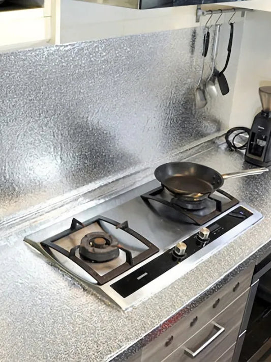 Silver Foil Kitchen Waterproof Aluminum Foil Sheet 60-200cm