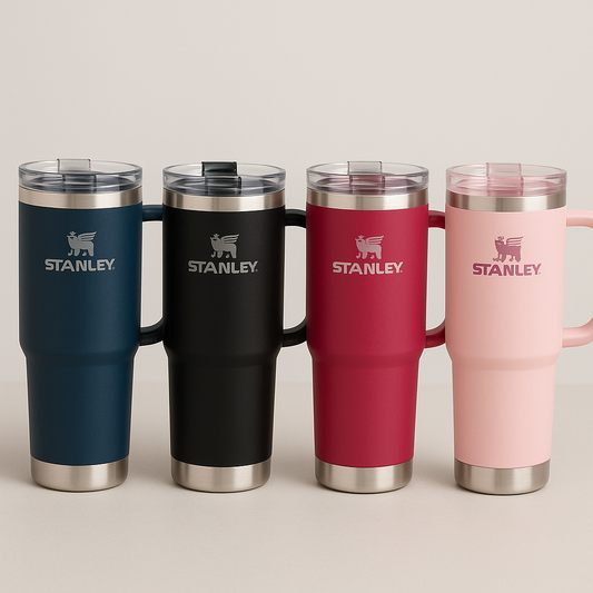 01Piece Stanley 40 Oz (1200ml) Stainless Steel Tumbler With Straw