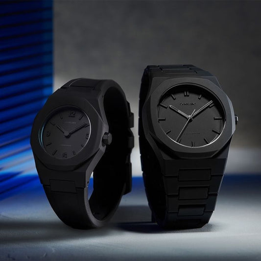 Black Aura Quartz Watch| Full Black Color Watch