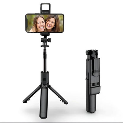 R1s Selfie Stick With Tripod |Foldable Selfie Rod For Phone