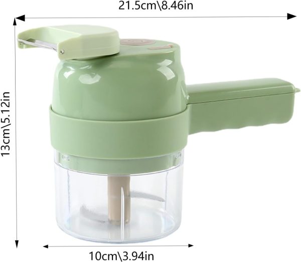 5 In 1 Handheld Hammer Electric Vegetable Chopper Machine