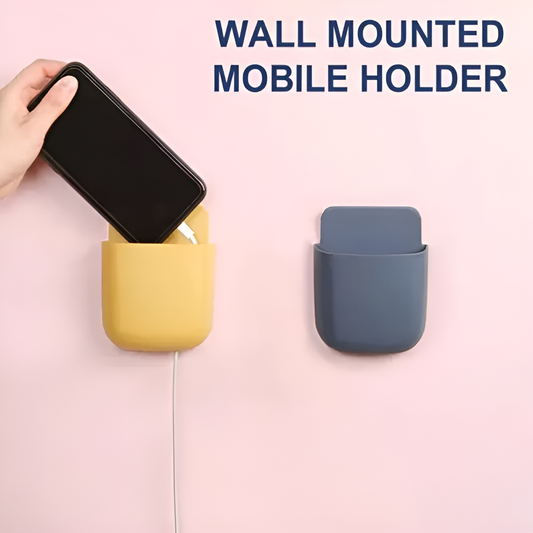 1 Pcs u Shape Wall Mounted Mobile And Remote Holder |