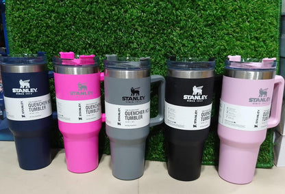 01Piece Stanley 40 Oz (1200ml) Stainless Steel Tumbler With Straw