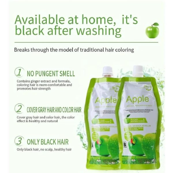 Apple Hair Color 500 Ml Ammonia-free Dark Brown