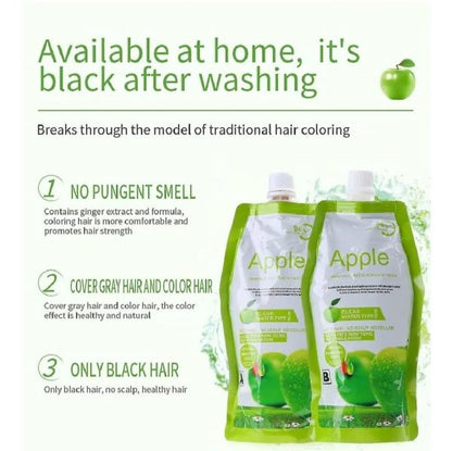 Apple Hair Color 500 Ml Ammonia-free Dark Brown