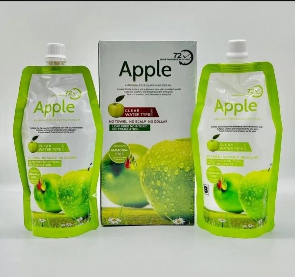 Apple Hair Color 500 Ml Ammonia-free Dark Brown