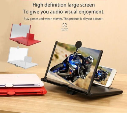 F3 Mobile Screen Magnifier Large Screen Eyes Protection (random Color}
