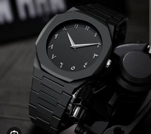 Full Black Aura Quartz Watch –Premium Quality