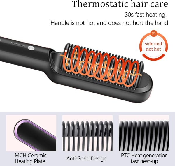 Multifunctional Hair Straightener Ceramic Anti-scald Hair
