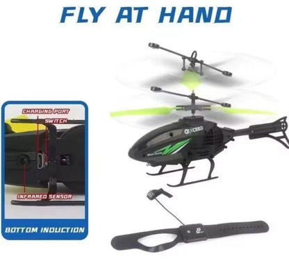 Remote Control Aircraft with Sensing Watch Helicopter