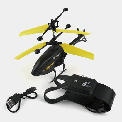 Remote Control Aircraft with Sensing Watch Helicopter