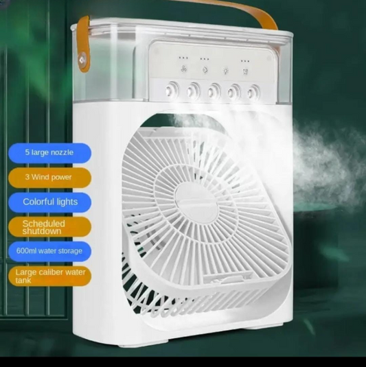 Portable Air Conditioner Fan Usb Electric Fan With Led lights