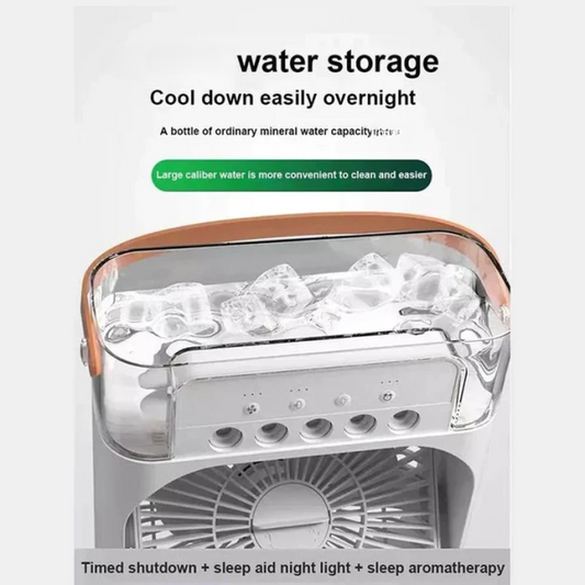 Portable Air Conditioner Fan Usb Electric Fan With Led lights