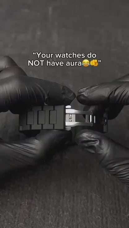 Full Black Aura Quartz Watch –Premium Quality