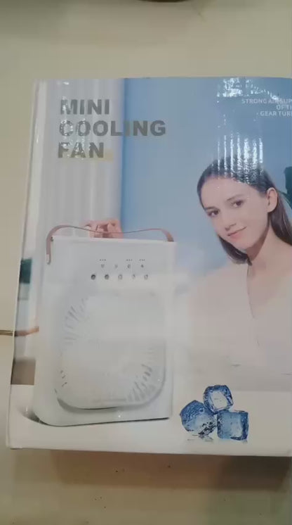 Portable Air Conditioner Fan Usb Electric Fan With Led lights