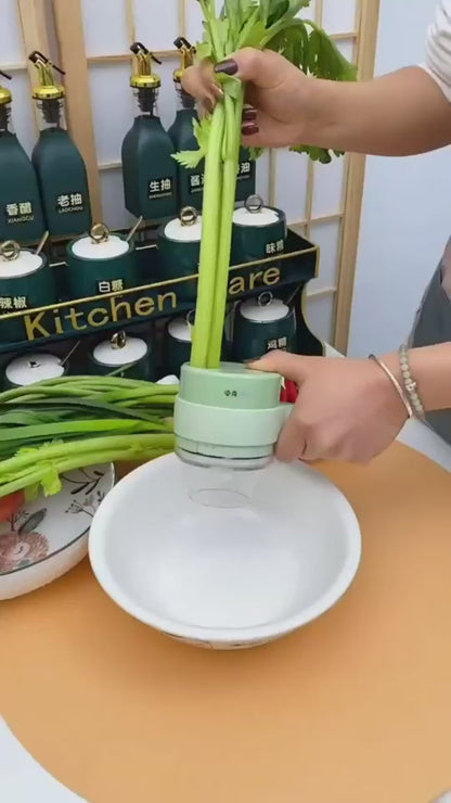 5 In 1 Handheld Hammer Electric Vegetable Chopper Machine