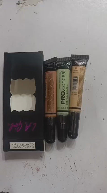 La_girl Hd Pro Concealer Pack Of 3 – Best Quality Concealer To Conceals Your Dark Circles